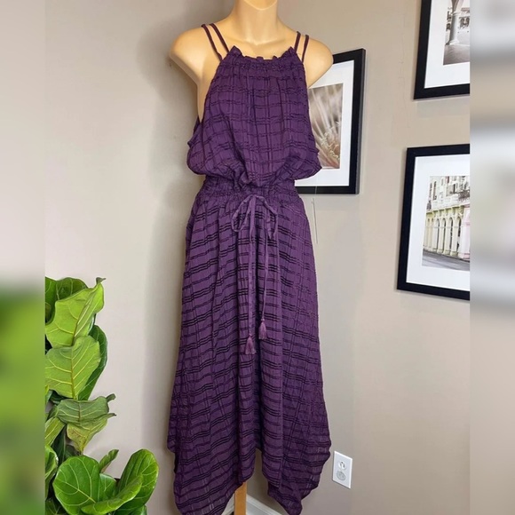 Anthropologie Halter Midi Dress Size M $170 - Picture 5 of 7